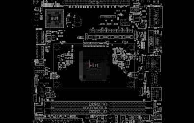 ASRock FM2A75M-ITX REV 1.01 Boardview
