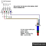 RS-232 TO STEREO AUDIO JACK FOR SAMSUNG LE40F71B FIRMWARE UPGRADE.webp