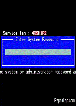 Unlock Dell Service Tag Type (no Suffix)